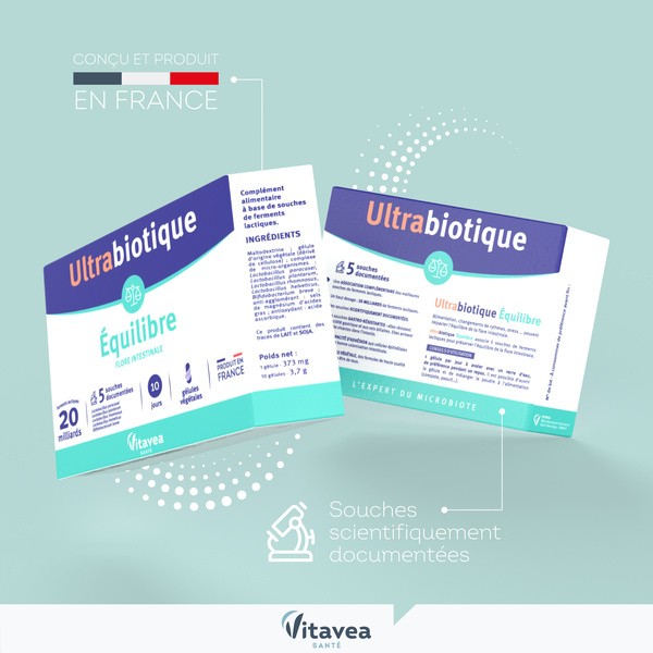 Ultrabiotique Équilibre Flore intestinale Vitavea Probiotiques