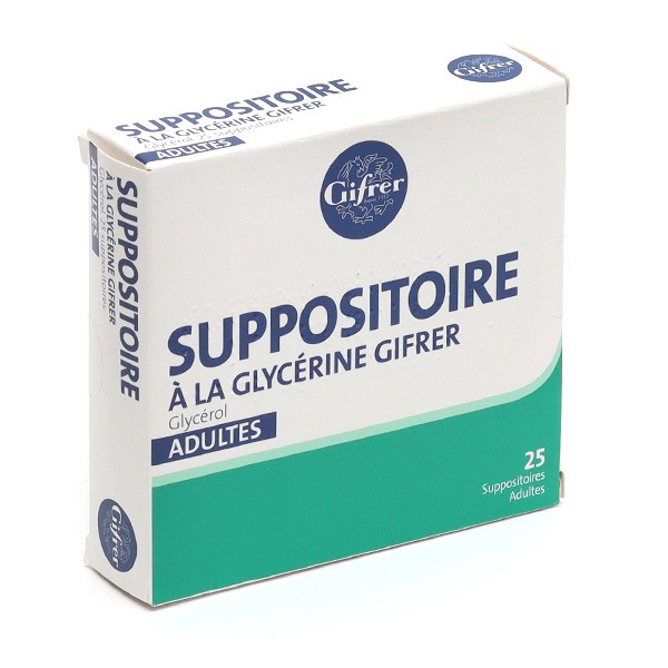 Gifrer Suppositoires La Glyc Rine Constipation Transit Rectoscopie