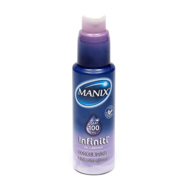 Manix infiniti gel lubrifiant intime longue durée 100 ml Silicone