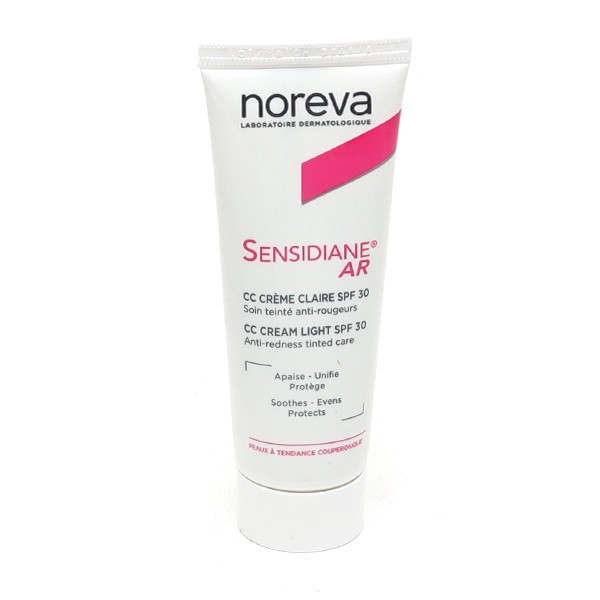 Noreva Sensidiane AR soin anti rougeurs CC crème SPF 30 Couperose