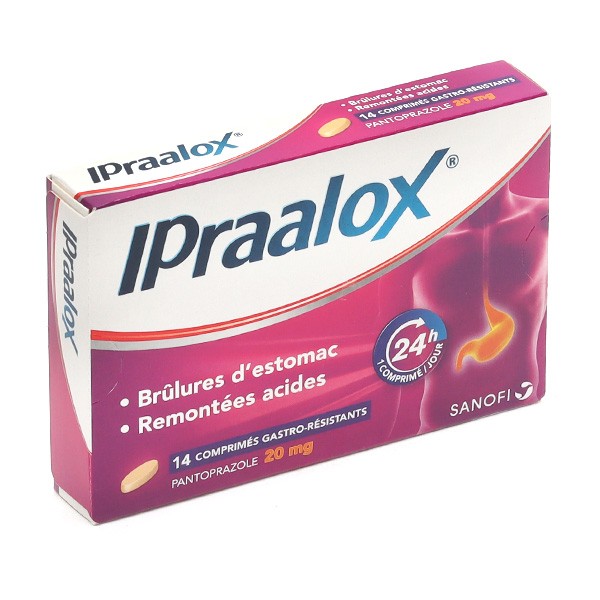 Ipraalox 20 mg comprimés gastro résistants pour brûlures d estomac