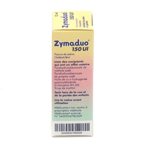 Zymaduo Ui Solution Buvable Vitamine D Et Fluor