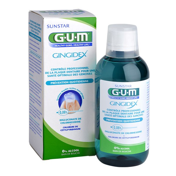 Gum Gingidex 0.06 % bain de bouche