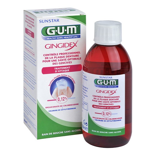 Gum Gingidex 0,12 % bain de bouche