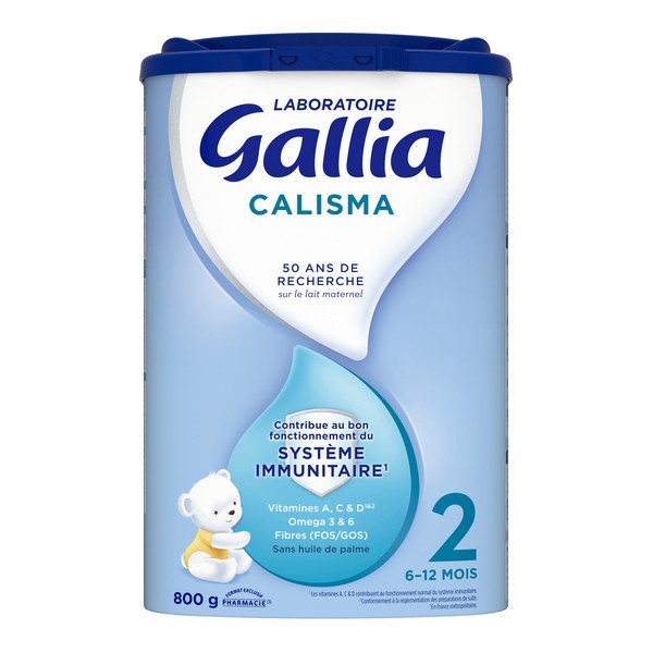 Gallia Calisma Lait 2ème âge