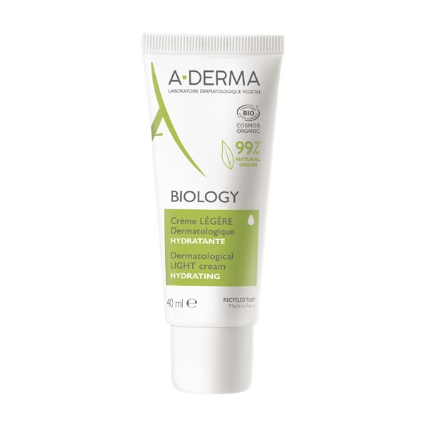A Derma Biology Crème légère dermatologique hydratante Bio