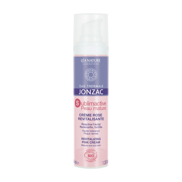 Jonzac Sublimactive Crème Rose Revitalisante Bio