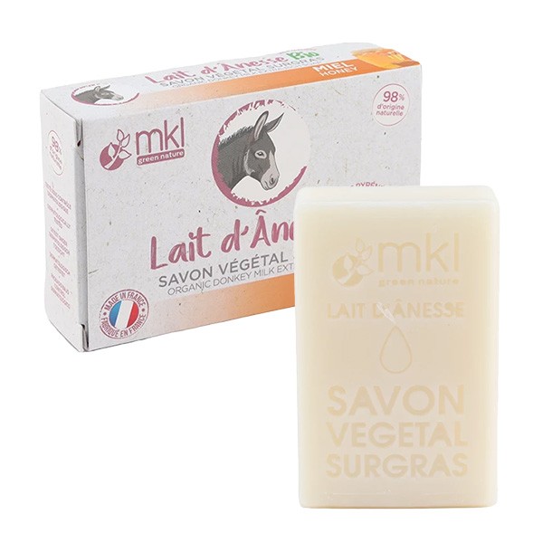 MKL savon végétal lait d'ânesse bio Miel