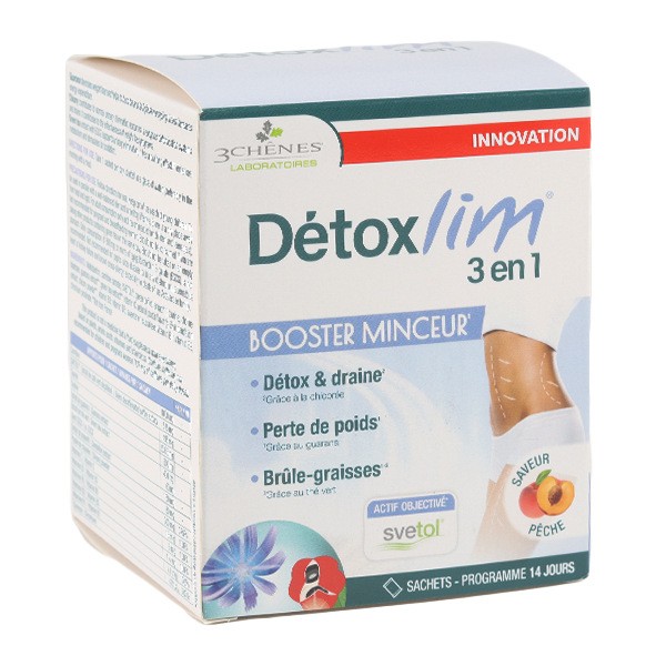 Les 3 Chênes Détoxlim 3 en 1 Booster minceur sachets