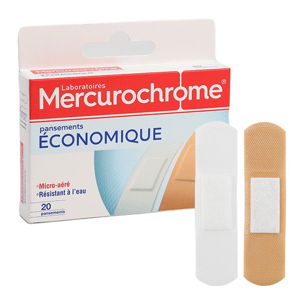 Mercurochrome pansements économiques