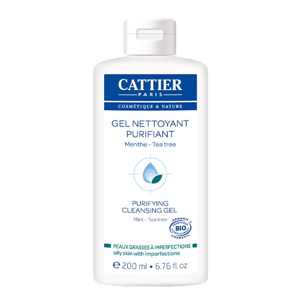 Cattier gel nettoyant purifiant bio