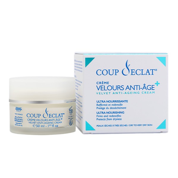 Coup d'éclat crème velours anti-âge rides