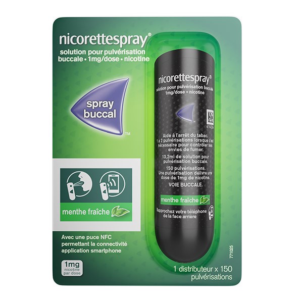 Nicorette Spray 1 mg menthe fraîche