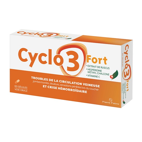 Cyclo 3 Fort jambes lourdes gélules