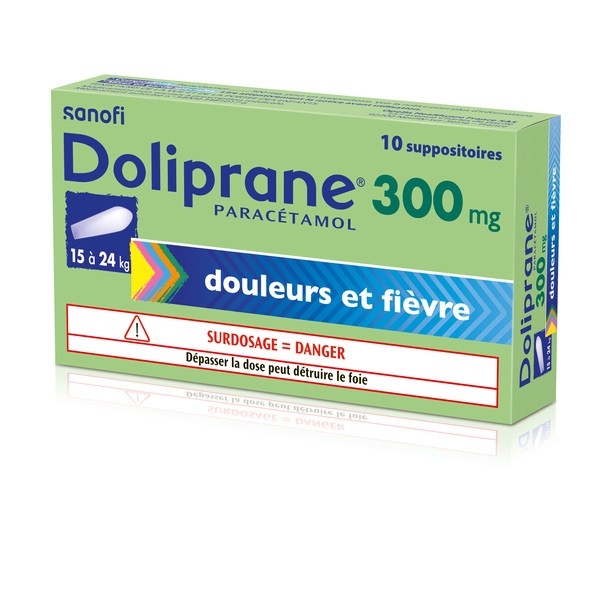 Doliprane suppositoire 300 mg