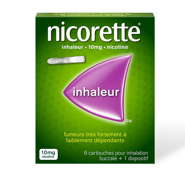 Nicorette inhaleur 10 mg substitut nicotinique
