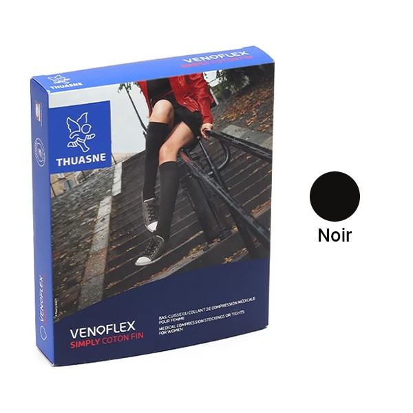 Venoflex Simply Coton Fin Collant de Contention Femme Classe 2