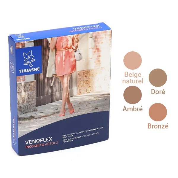 Venoflex Incognito Absolu Bas de Contention Femme Classe 2