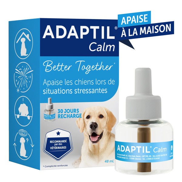 Adaptil Calm Recharge pour Diffuseur de phéromones chien