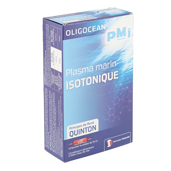 Oligocean plasma marin isotonique ampoules