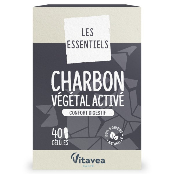 Nutri'sentiels Charbon végétal activé Bio gélules