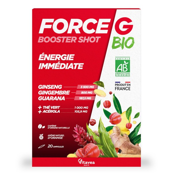 Vitavea Force G Bio Booster Shot ampoules