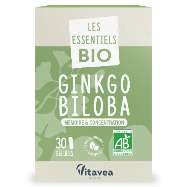 Les Essentiels Bio Ginko Biloba Bio gélules