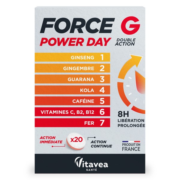 Vitavea Force G Power Day comprimés