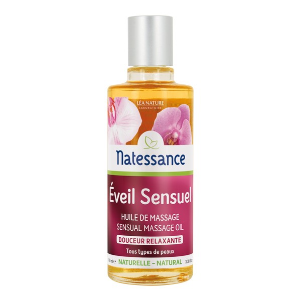 Natessance huile de massage éveil sensuel