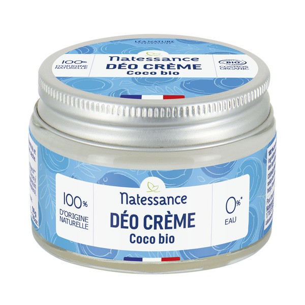 Natessance Déodorant crème Coco Bio