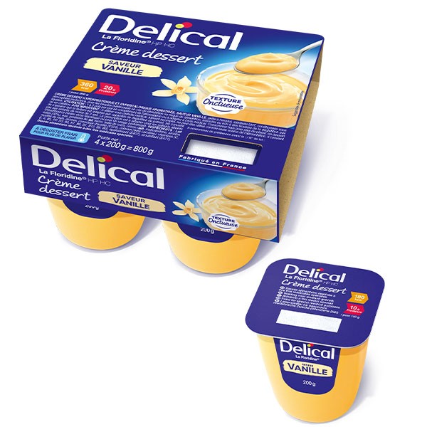 Delical Crème dessert HP HC La Floridine saveur vanille