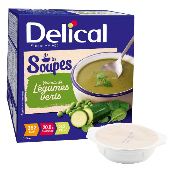 Delical Soupe HP/HC Velouté de légumes verts