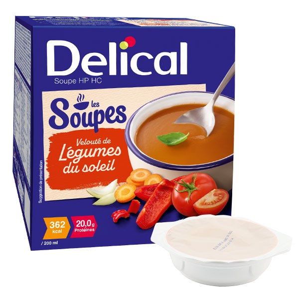 Delical Soupe HP/HC Velouté de légumes du soleil