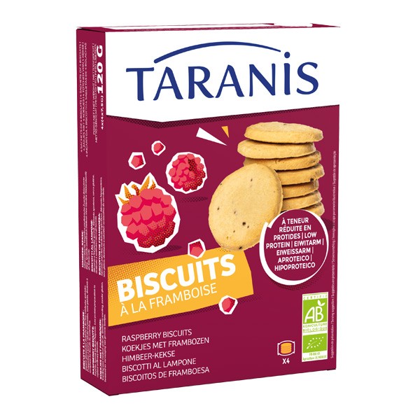 Taranis Biscuits à la framboise Bio