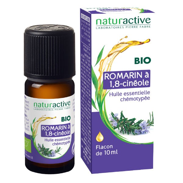 Naturactive huile essentielle de Romarin à 1,8-cinéole Bio