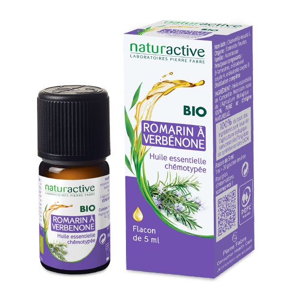 Naturactive huile essentielle de Romarin à verbénone Bio