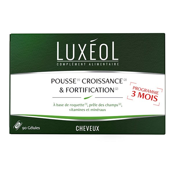 Luxéol cheveux Pousse et croissance gélules