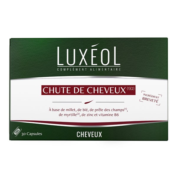 Luxeol chute de cheveux progressive capsules