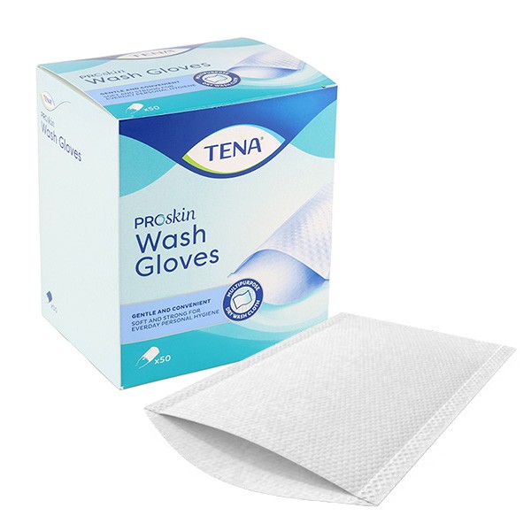 Tena Proskin Gants de Toilette Jetables