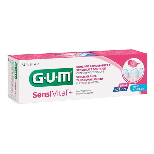Gum SensiVital+ dentifrice