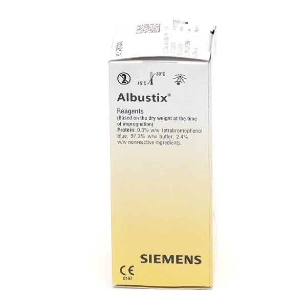 Siemens Albustix bandelettes réactives - Protéinurie - Albumine