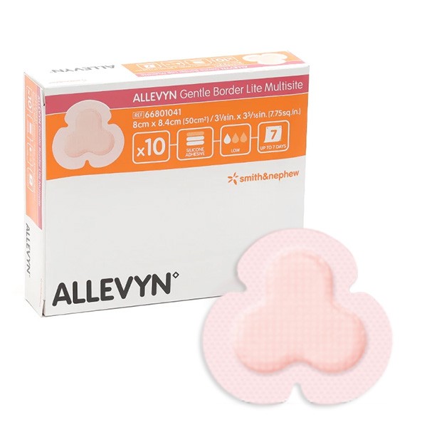 Allevyn Gentle Border Lite Multisite pansement adhésif siliconé