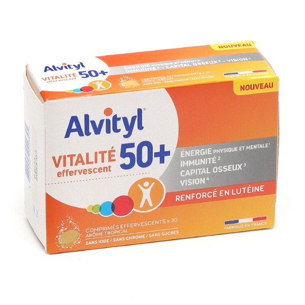 Alvityl Vitalité 50 ans et plus - Vitamines Sénior - Energie, fatigue