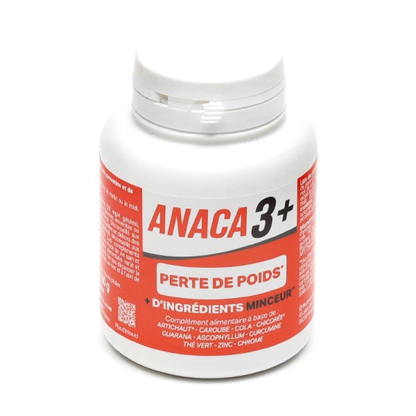 Anaca3 + Perte de poids gélules - Brûleur de graisse - Minceur