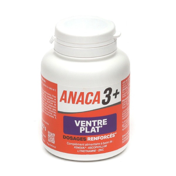 Anaca3+ Ventre Plat Dosages renforcés gélules - Complément Minceur