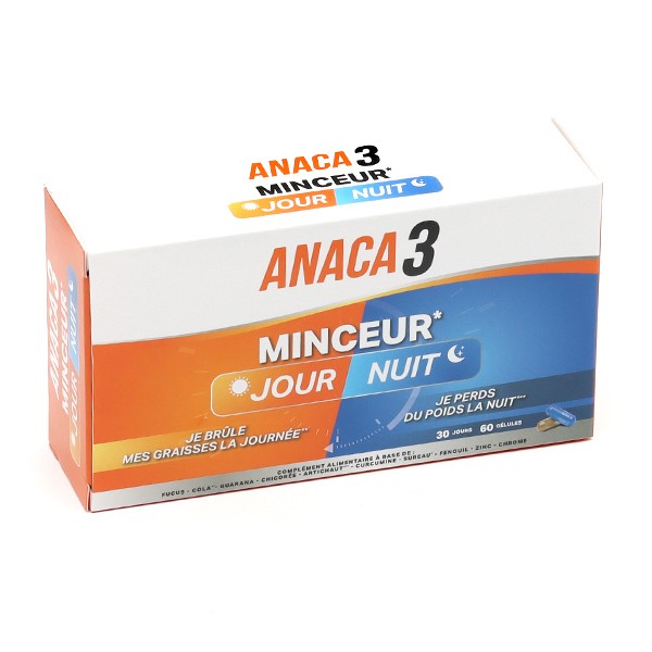 ANACA3 + Minceur 12 en 1 120 gélules en vente en pharmacie