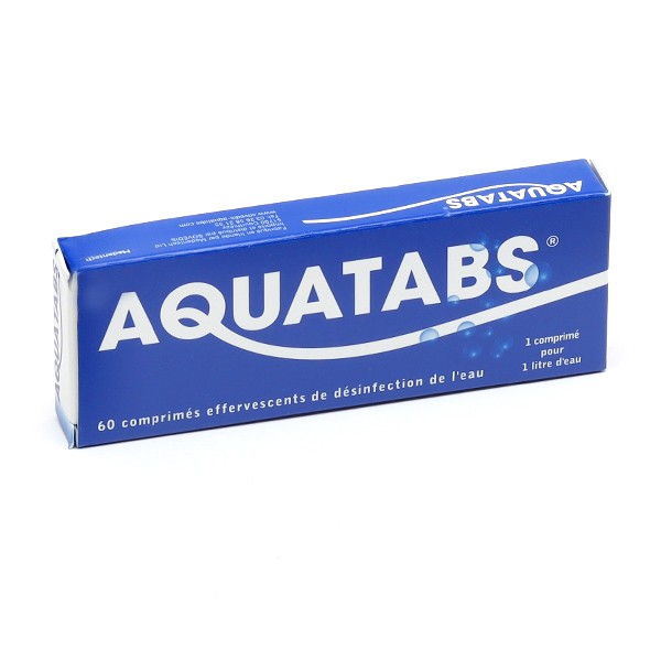 Aquatabs comprimés effervescents - Désinfection de l'eau