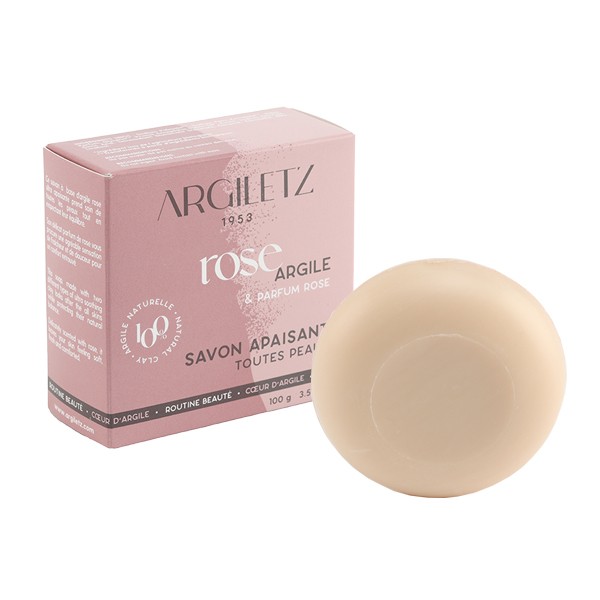 Argiletz Savon Apaisant Argile Rose