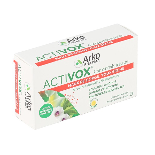 Activox citron comprimés à sucer