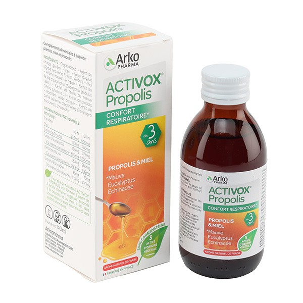 Activox Propolis sirop Confort respiratoire